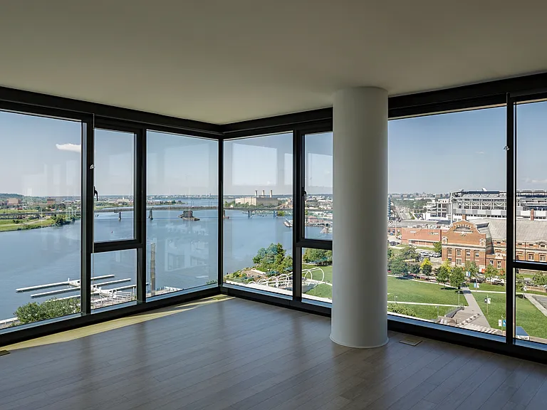 Wood plank-style flooring throughout the homes