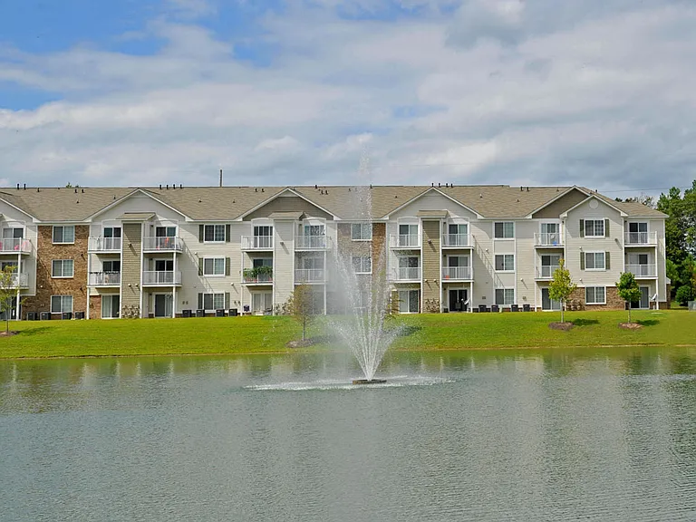 Lake with Fountain