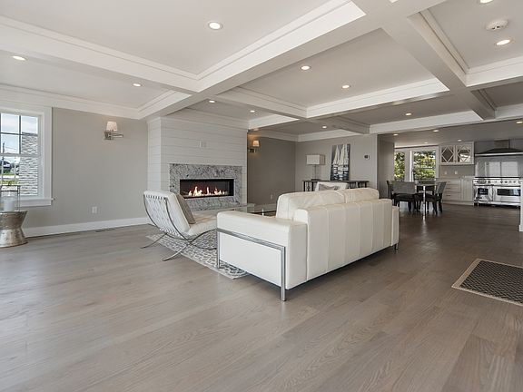 Living room to kitchen view