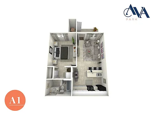 Floor plan A1 Income Qualified Homes