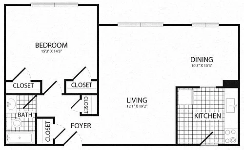 Floor plan A01N