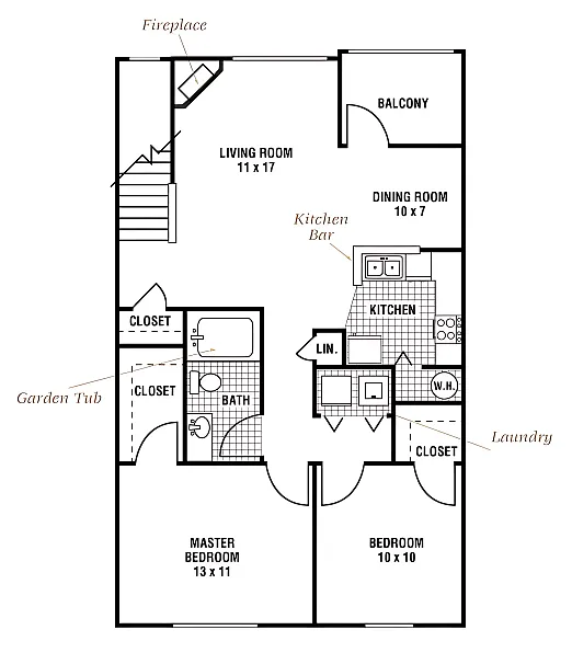 Floor plan Bay Hill