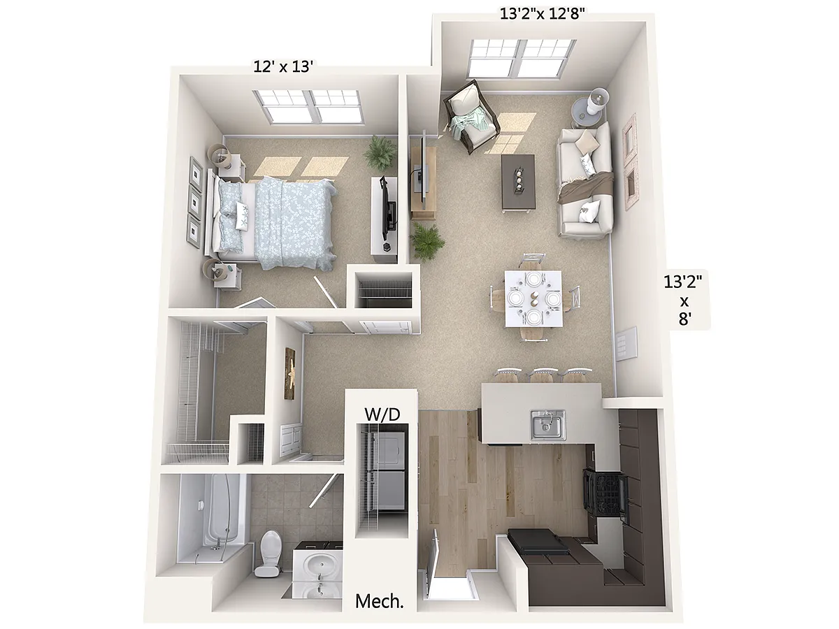 Floor plan A5-811sq-Black