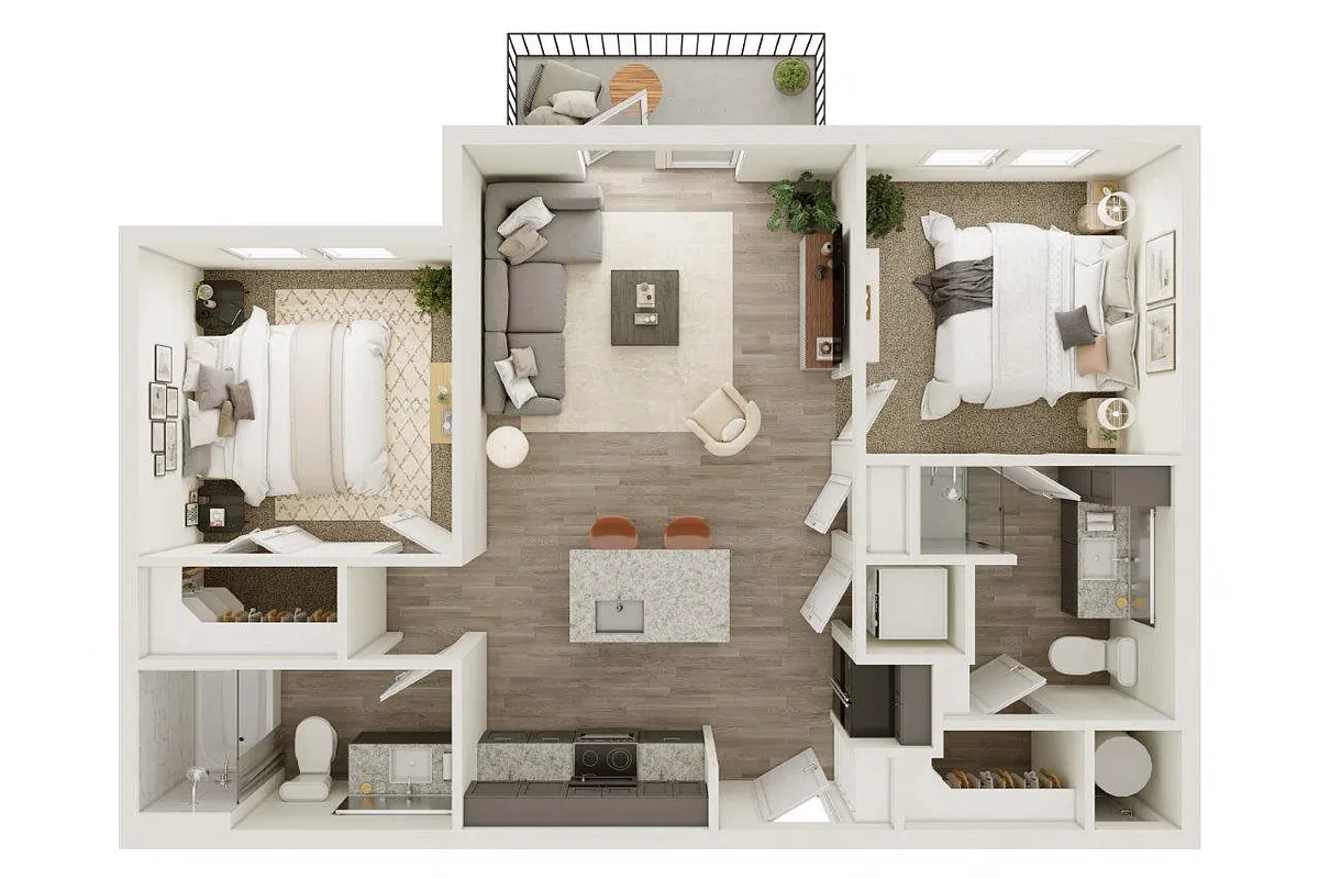 Floor plan B1