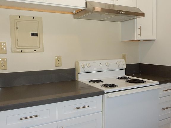 New cabinets, quartz countertops and fan/light