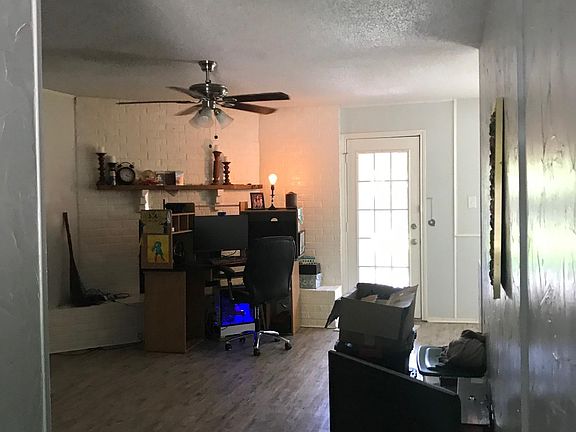 Living room with fireplace