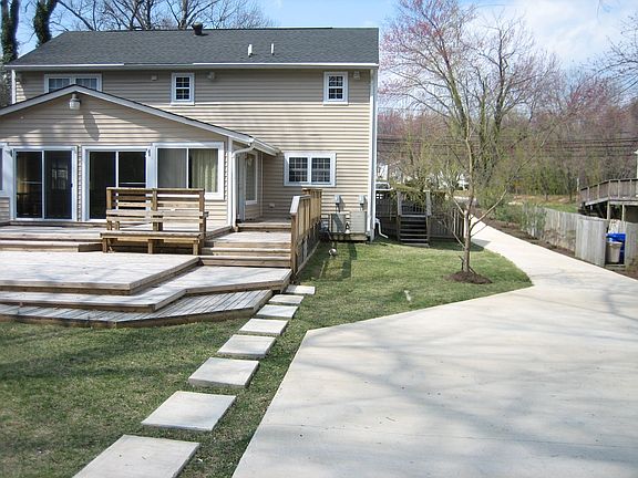 Back view from the garage