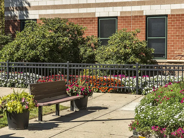 Courtyard With Seating