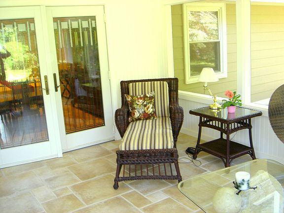 Screened porch off Dining Room