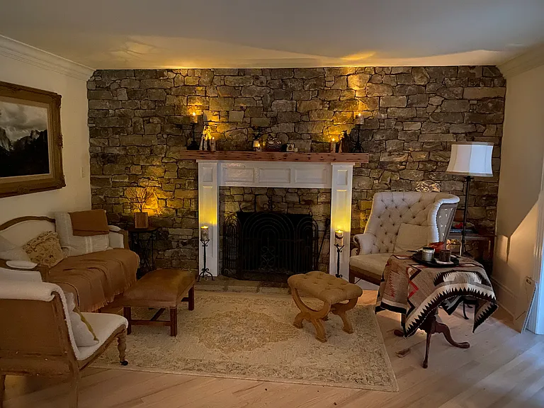 Cozy sitting area in great room