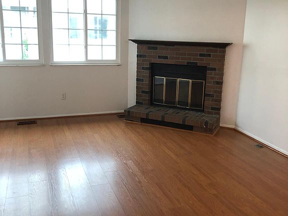 Living room with fire place