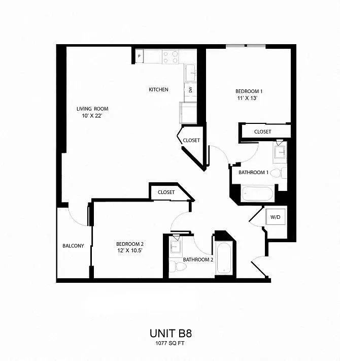 Floor plan B8