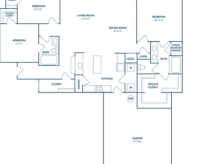 3 Bedroom | 2 Bath | 1586 SF | Renovated 3 Bedroom | 2 Bath | 1586 SF | Renovated