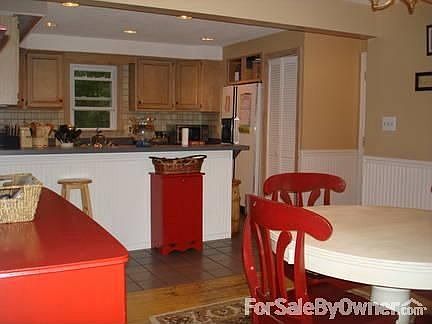 View of Kitchen from dining area