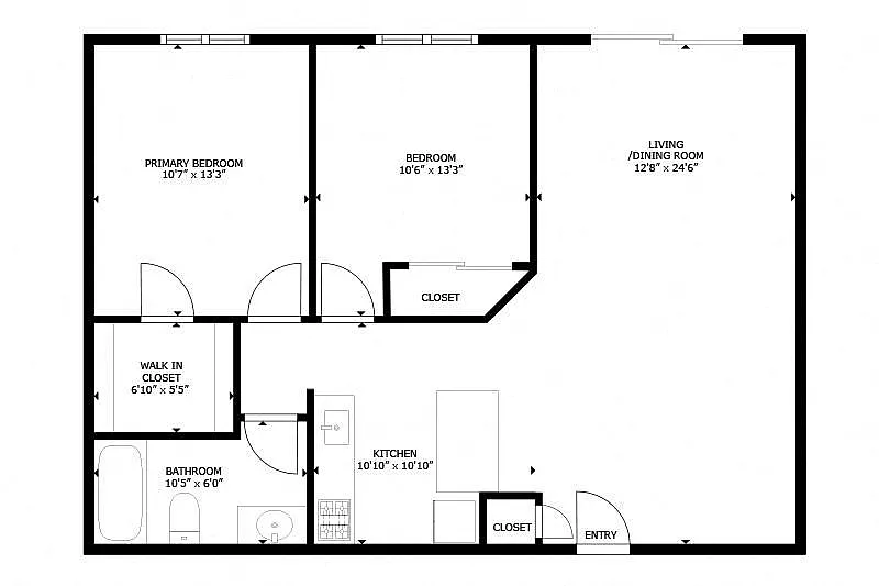 Floor plan Birch - Remodeled