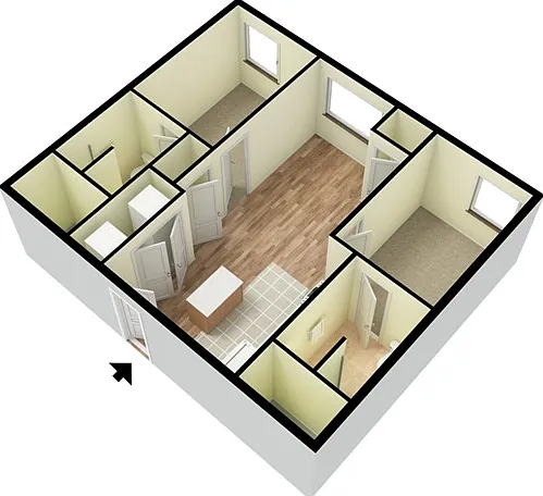 Two Bedroom Unit Two Bedroom Unit