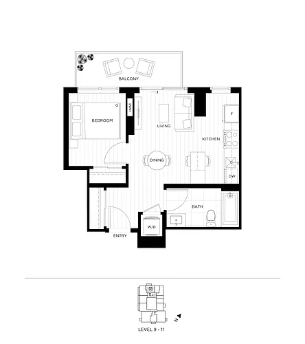 Floor plan T1-0903