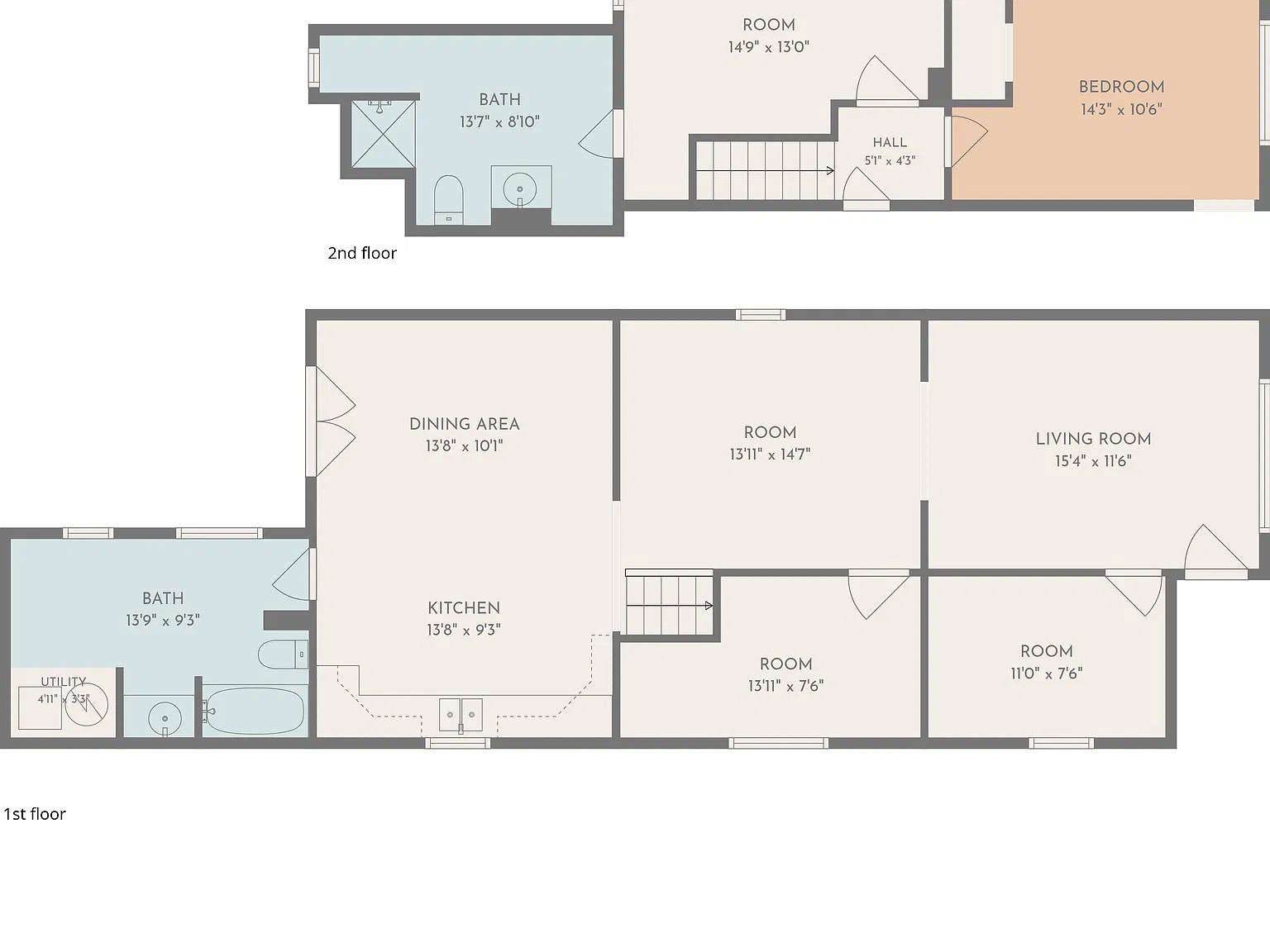 4 bed, 1350 sqft, $1,600 — Photo 3