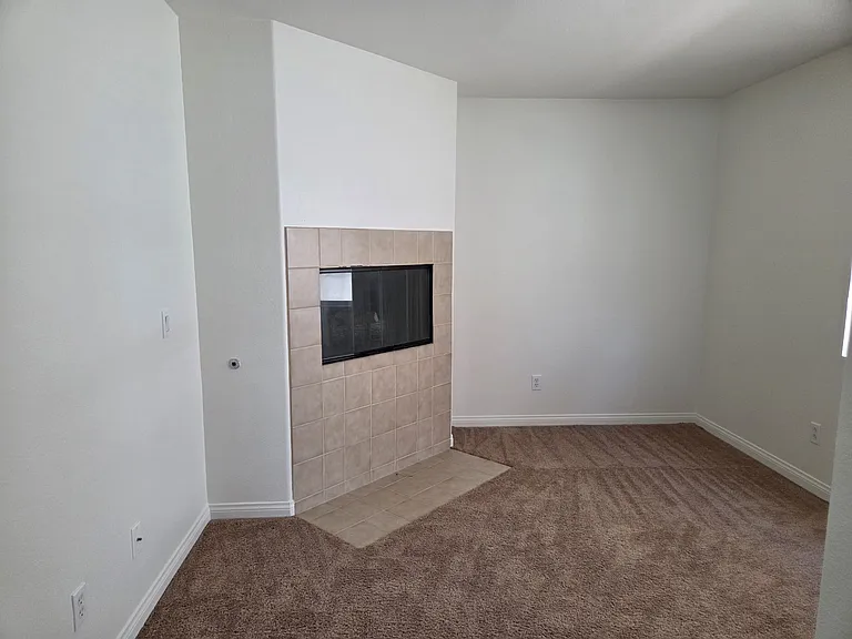 Loft with Fireplace upstairs
