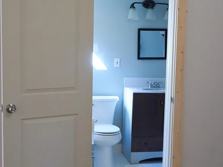 The bathroom