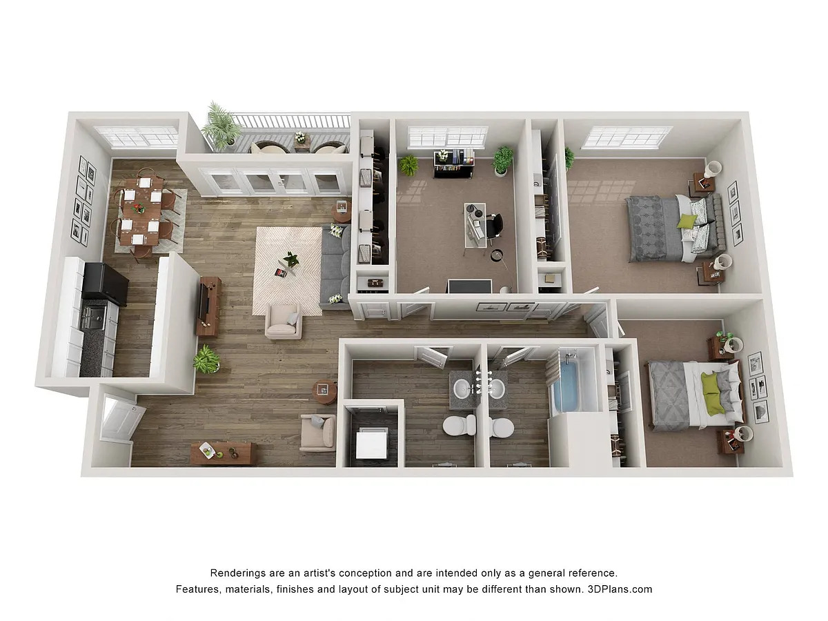 Floor plan Compton (C1)