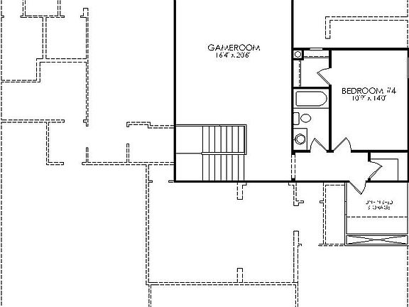 second level floor plan
