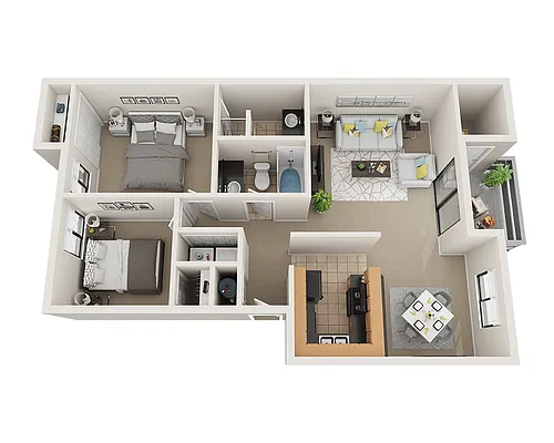 Floor plan Plan B2A