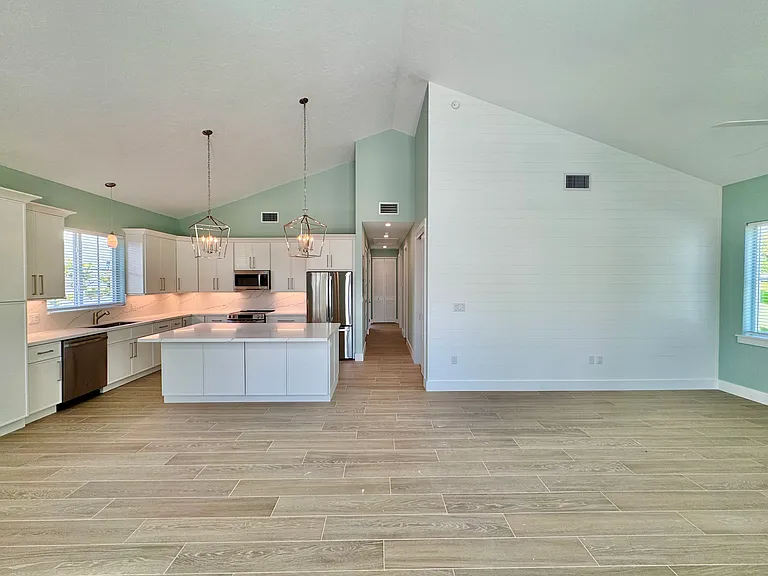 Kitchen and Living Room
