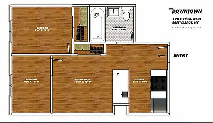 Rented by The Downtown LLC