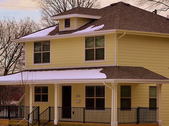 House before landscaping