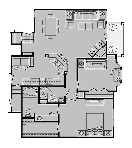 Floor plan K