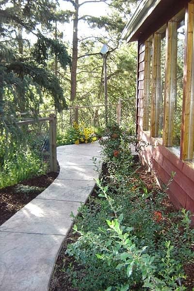 Garden by front windows