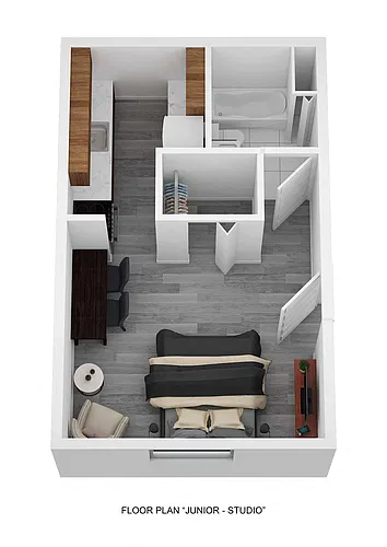 Floor plan Junior Studio