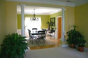 Dining room from Living Room