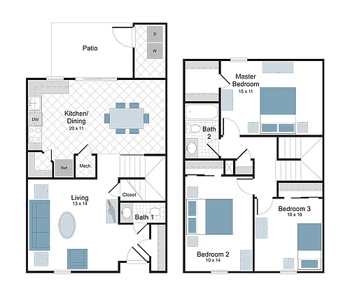 Floor plan Dover I
