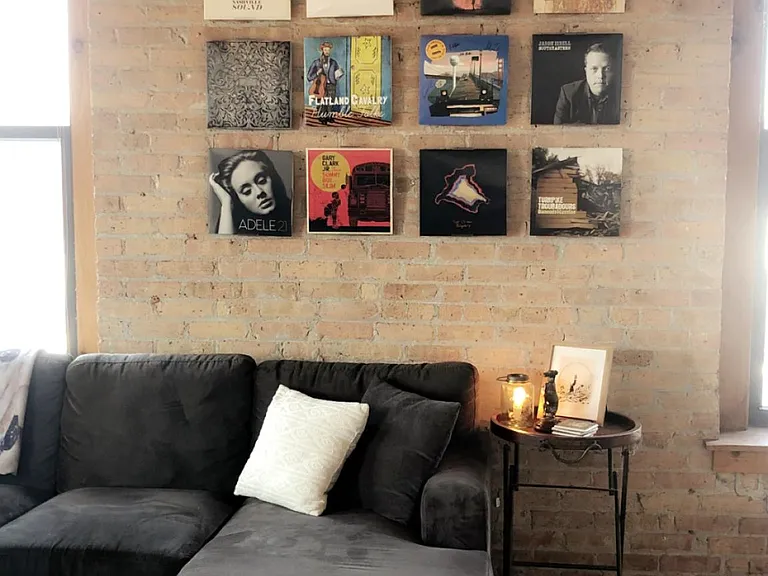 Corner space with lots of light and windows.