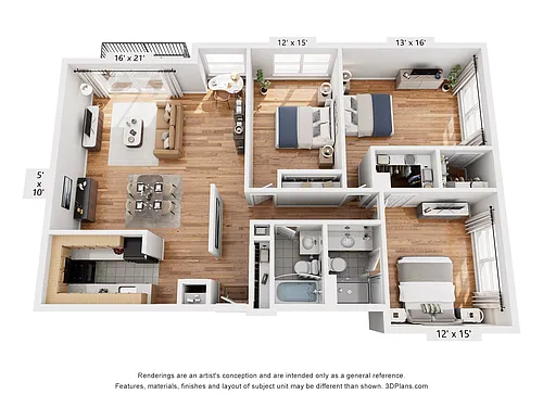 Floor plan C1