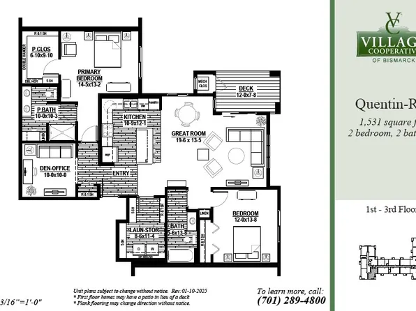 Quentin-Reverse Plan, Village Cooperative of Bismarck (Active Adults 62+)