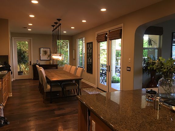 Large bright dining area