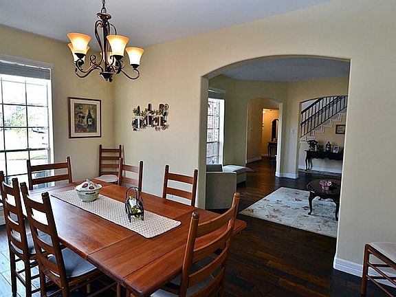 The formal dining room with great space is perfect when entertaining with family and friends.