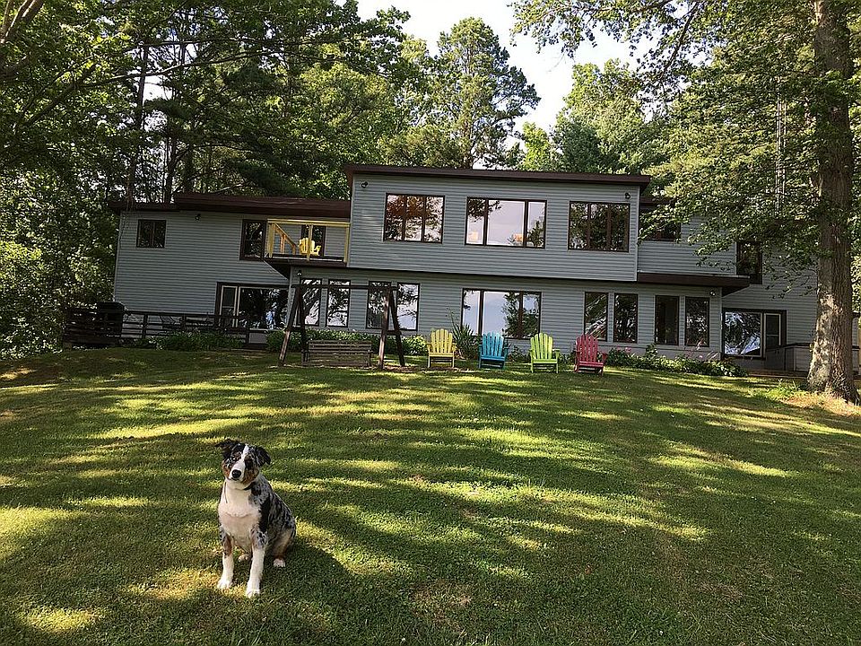Lakeside of the house