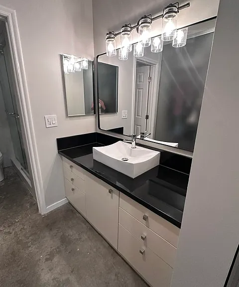Master bathroom sink