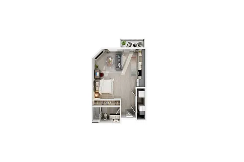 Floor plan Studio