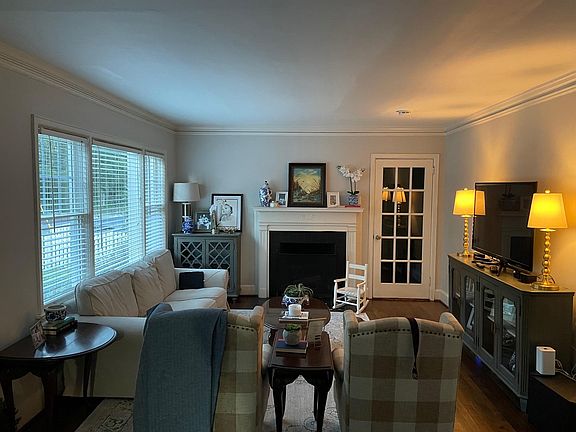 Living room that opens to the dining room.