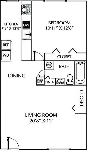Floor plan Albemarle R