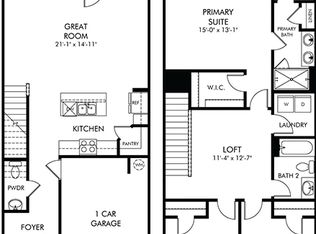 Anderson Plan, Greystone - Parc Townhomes, Smyrna, TN 37167