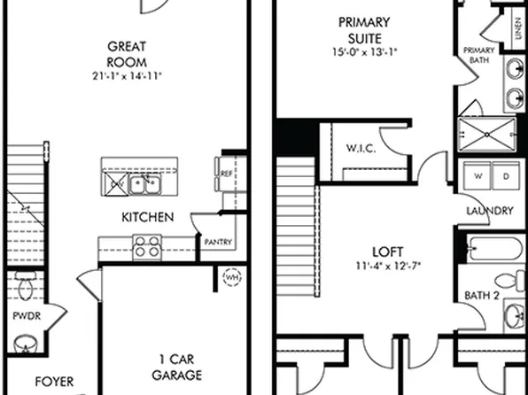Anderson Plan, Greystone - Parc Townhomes