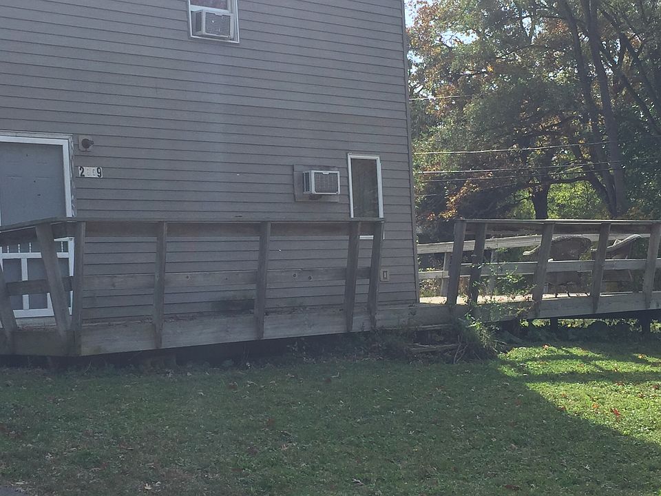 Front of house with deck