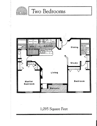 Floor plan 2 Bedroom