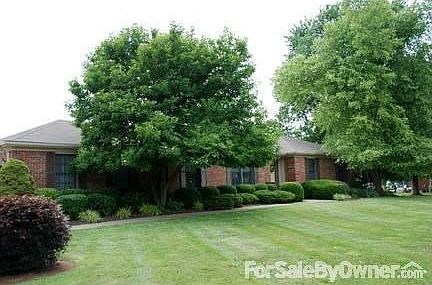 landscaped yard